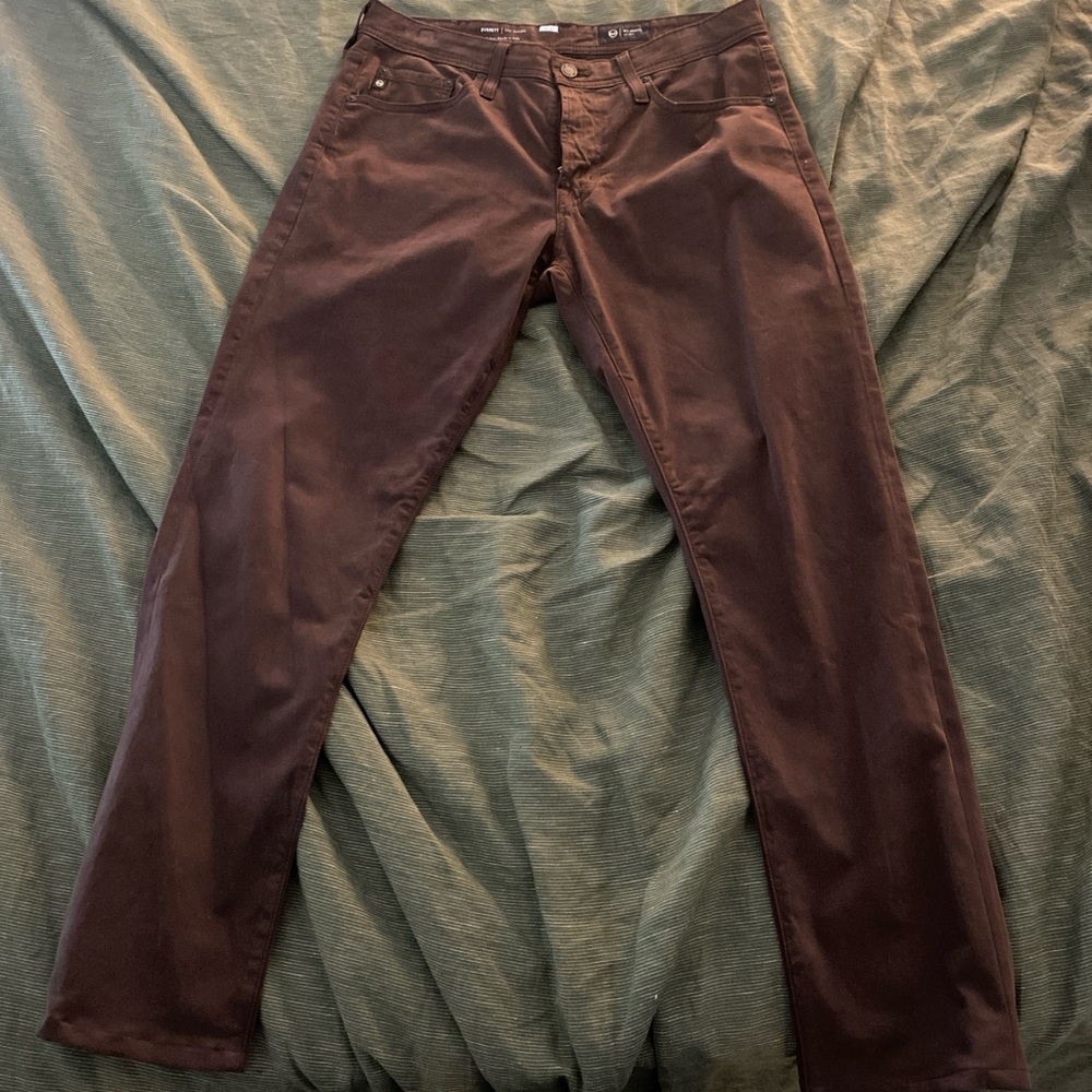Ag Adriano Goldschmied Brown Chinos
